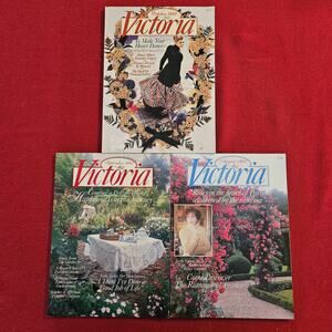 VICTORIA Magazine 3 issues August September October 1992 New gift ready cond.